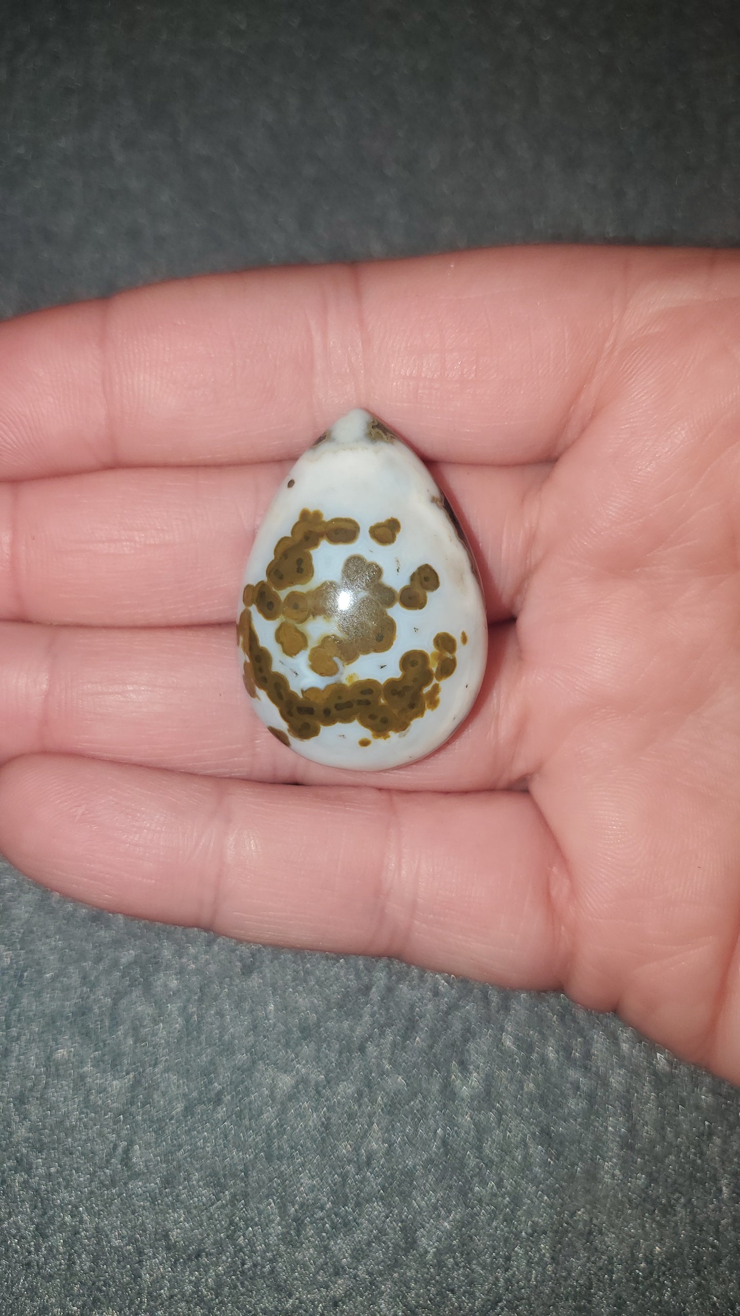 Orbicular Jasper Cabochon