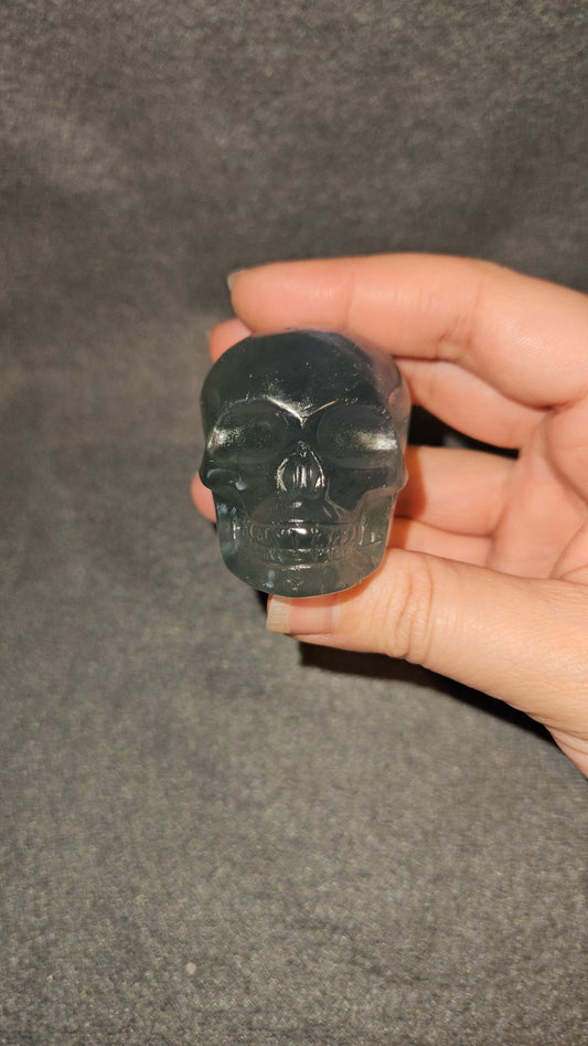 Fluorite Skull