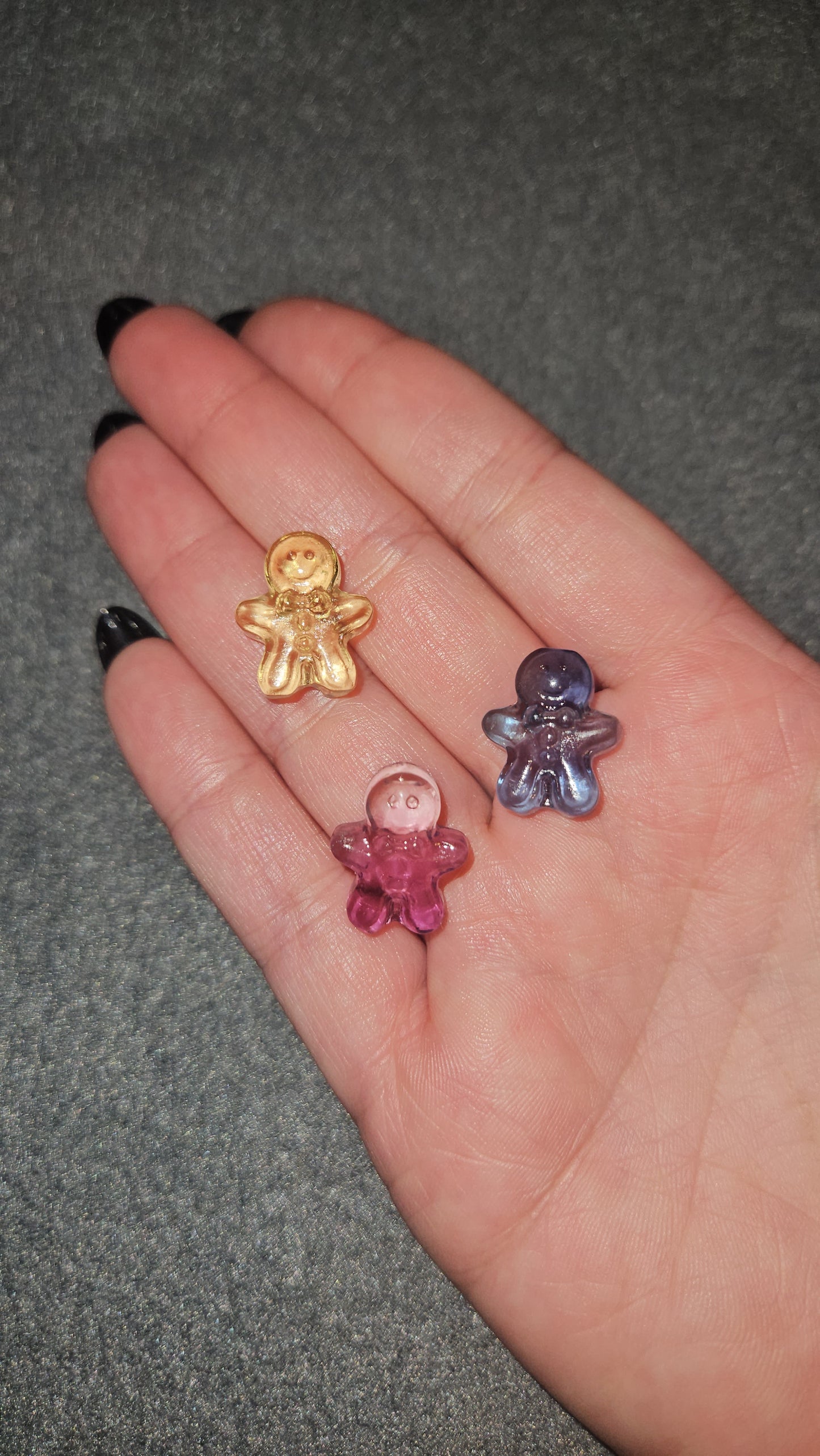 Mini Fluorite Gingerbread Man