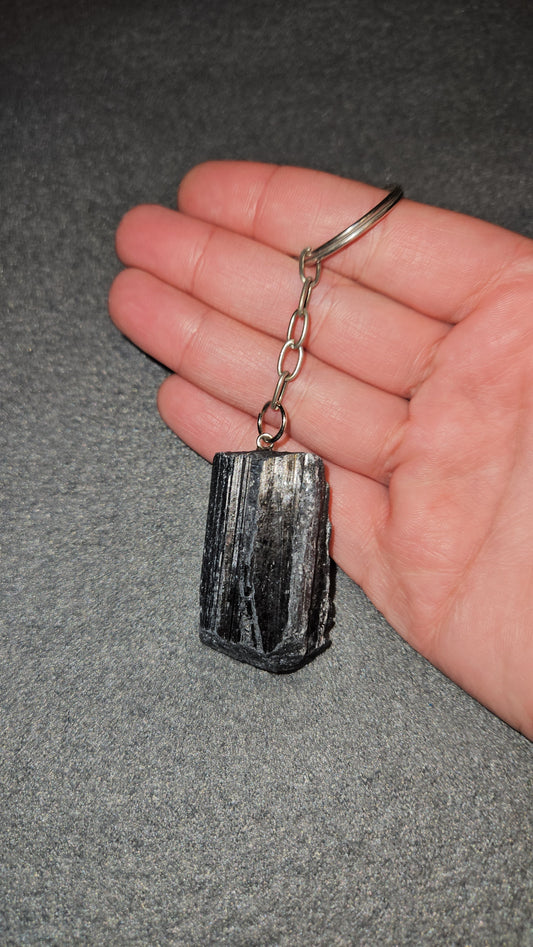 Black Tourmaline Keychain