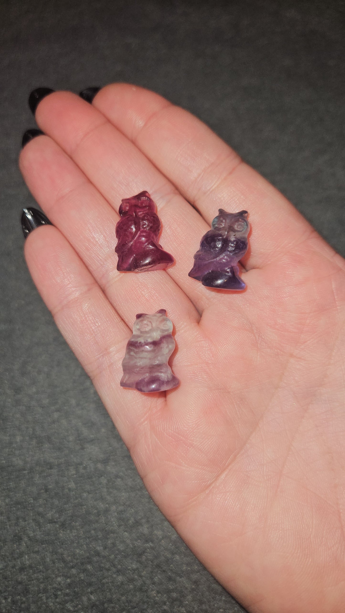 Mini Fluorite Owl