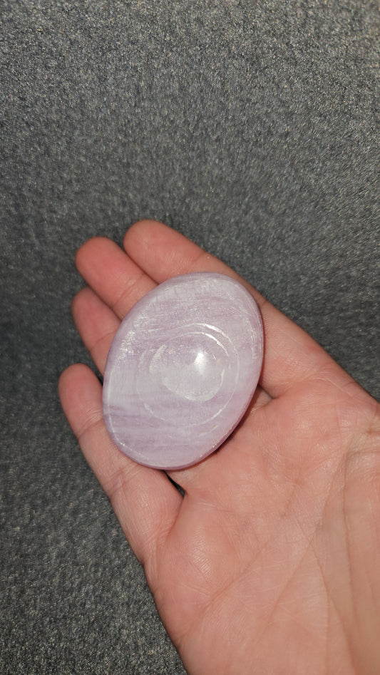 Kunzite Palm Stone