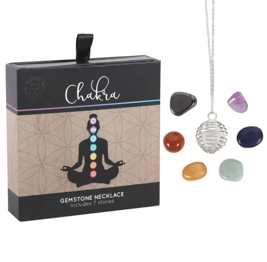 Chakra Crystal Healing Necklace Kit