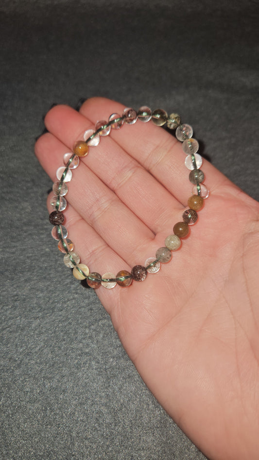 6mm Garden Quartz Bracelet