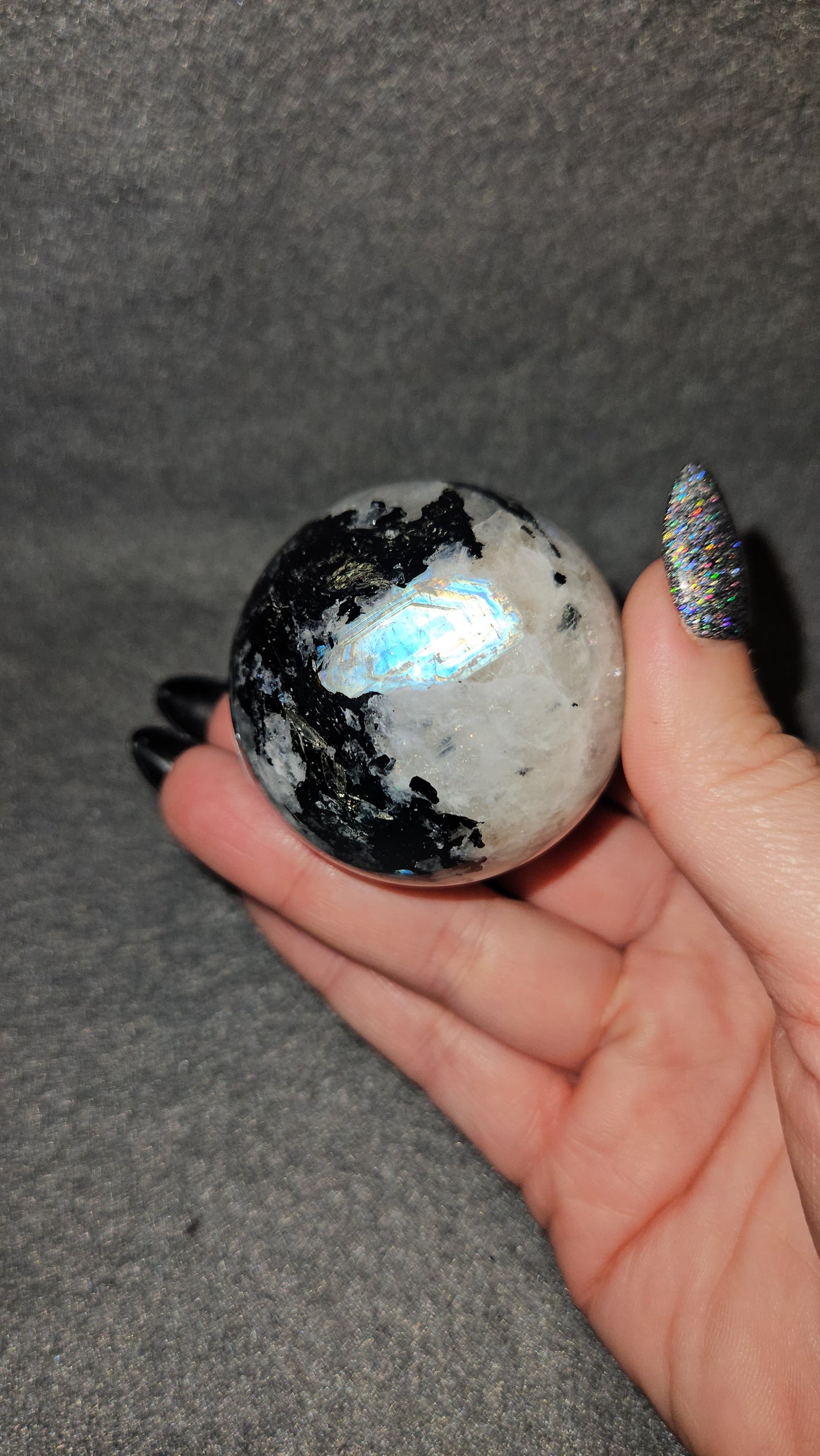 Rainbow Moonstone Sphere