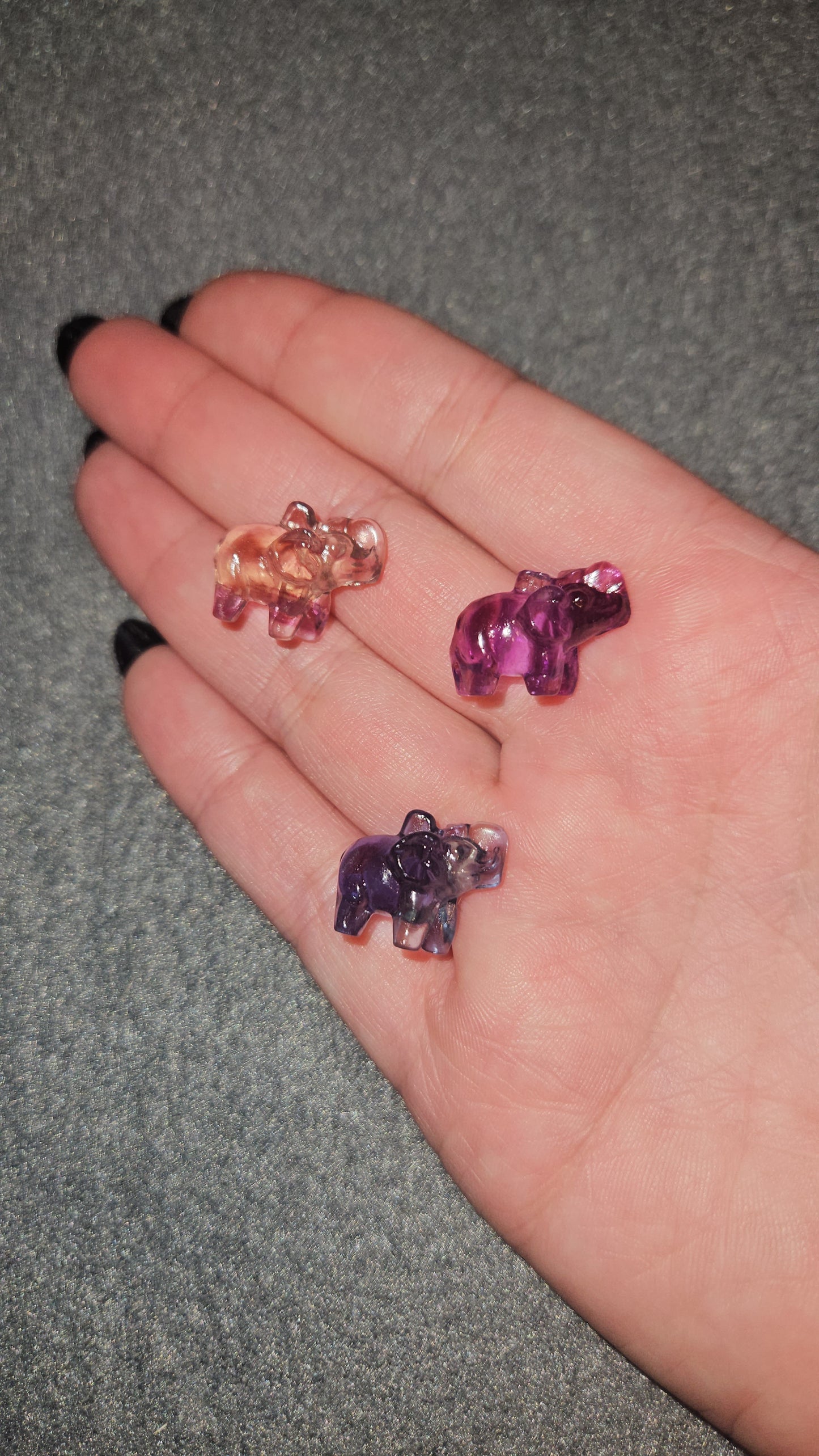 Mini Fluorite Elephant