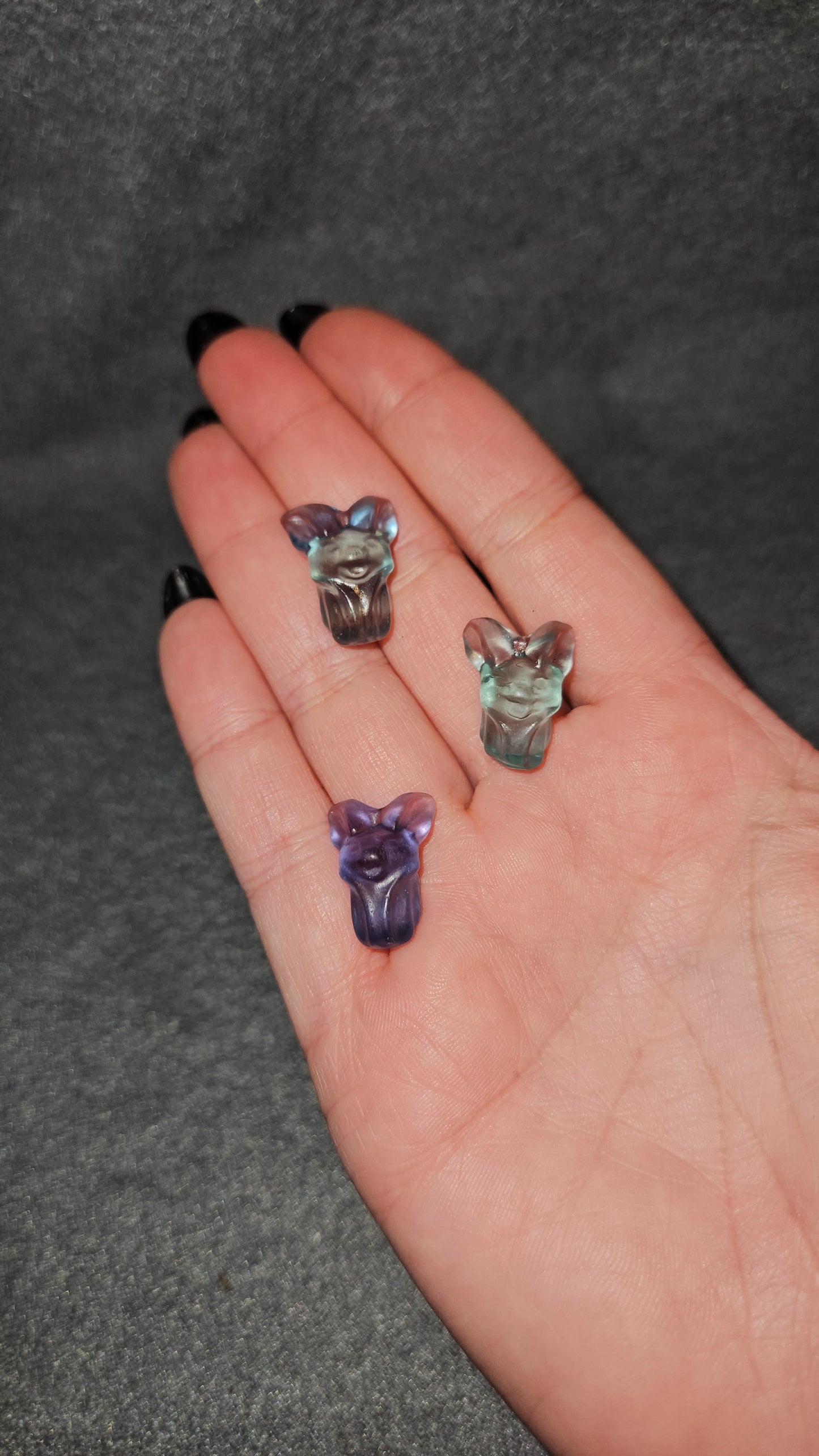 Mini Fluorite Bats