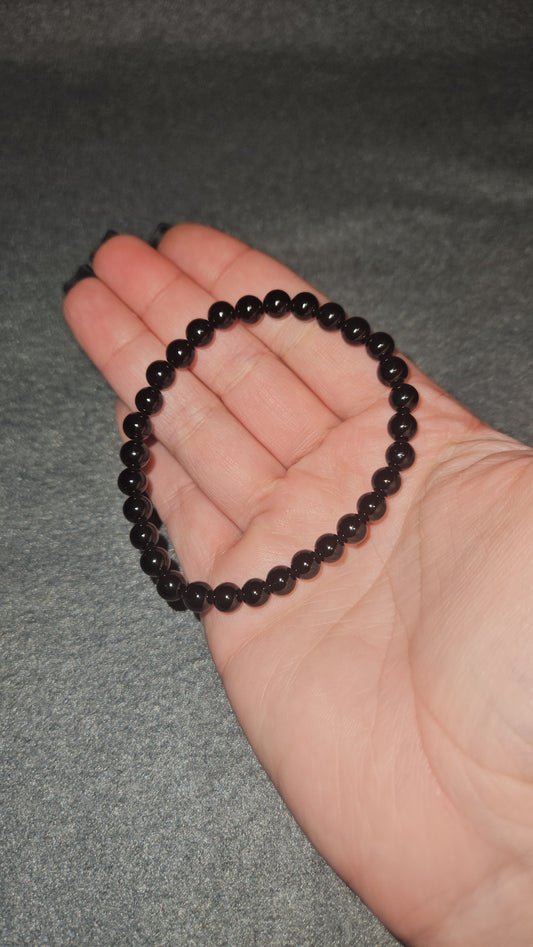 6mm Black Tourmaline Bracelet