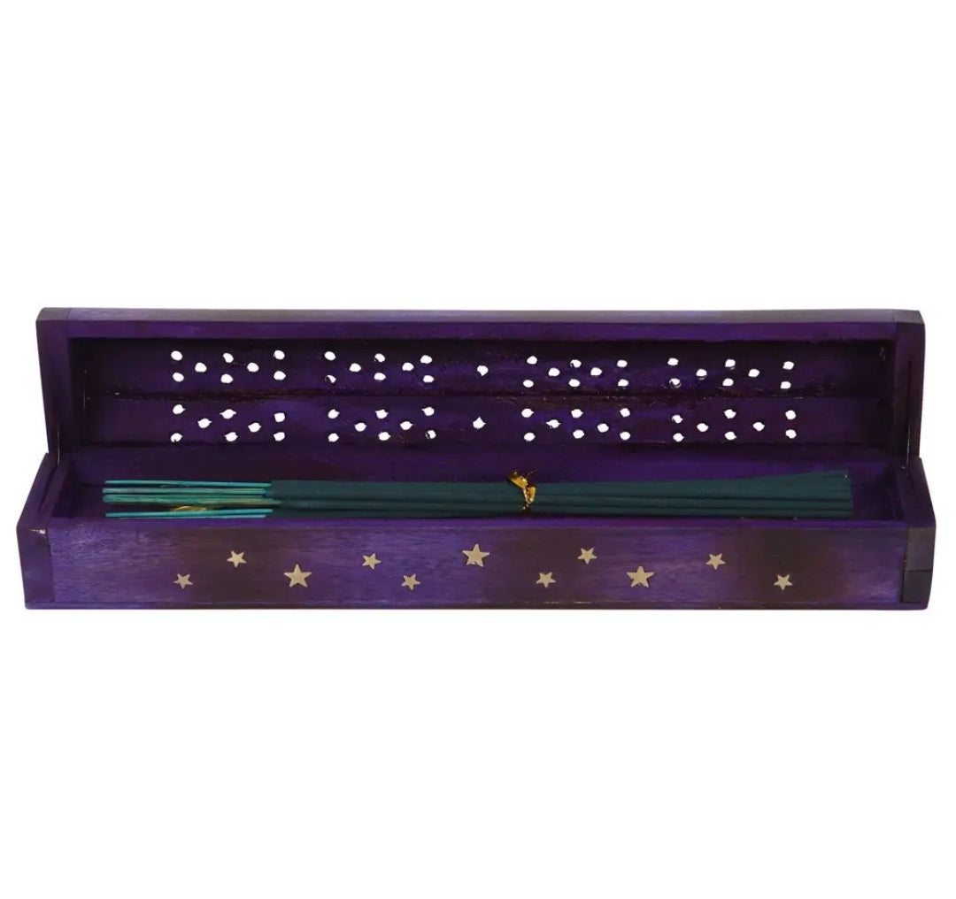 Star Wooden Bergamot Incense Box Set