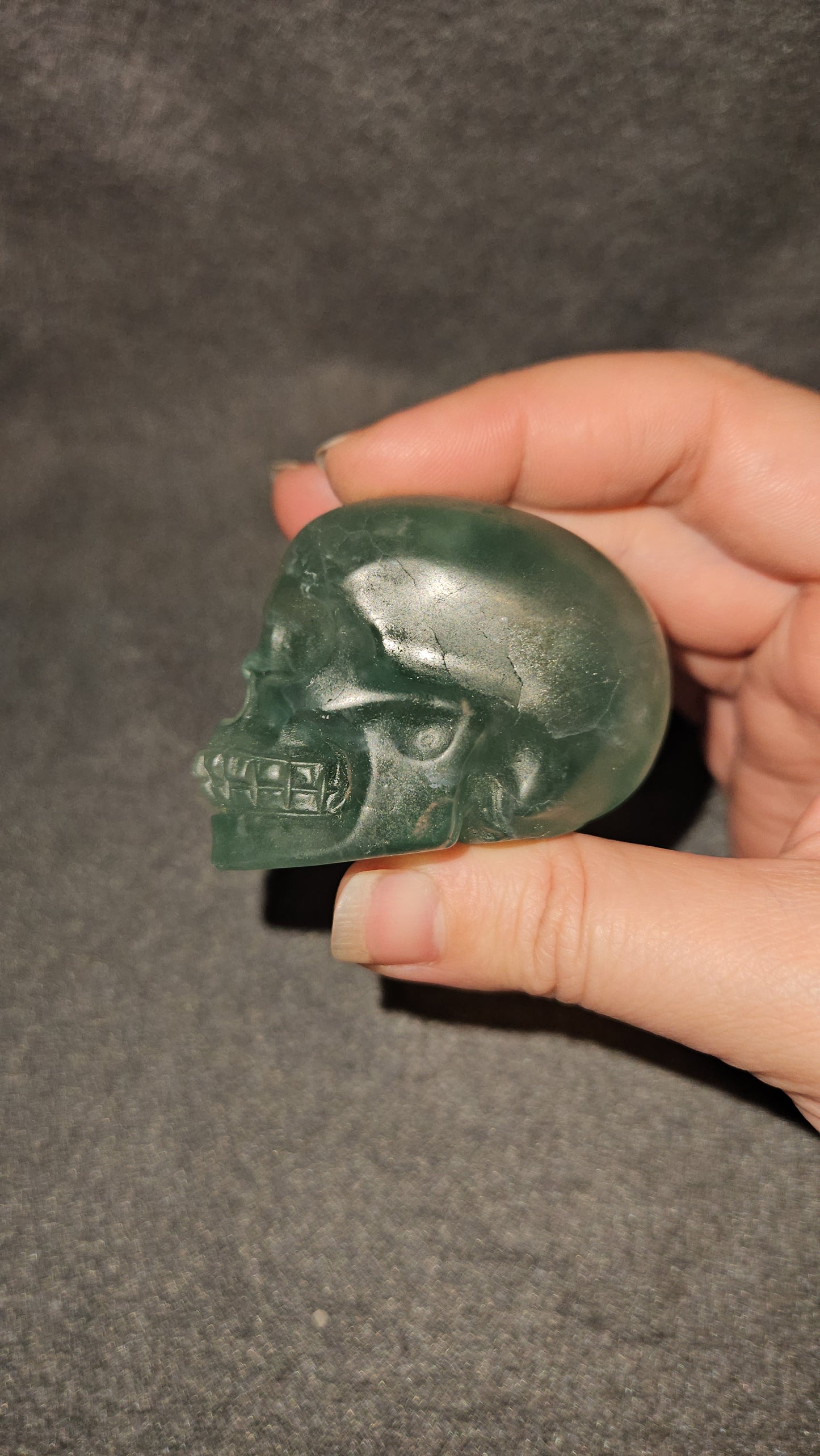 Fluorite Skull