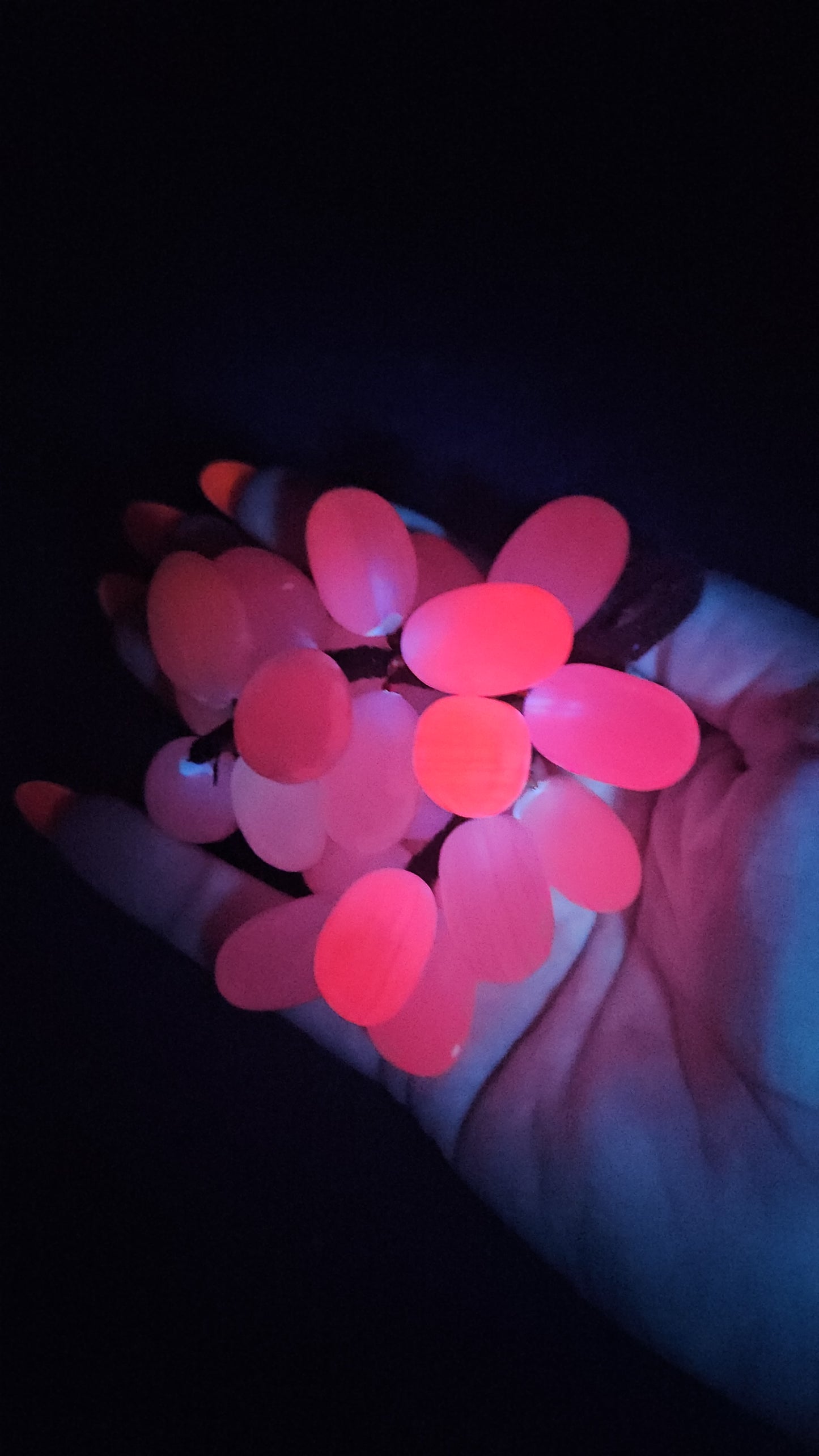 Pink Mangano Calcite Grapes