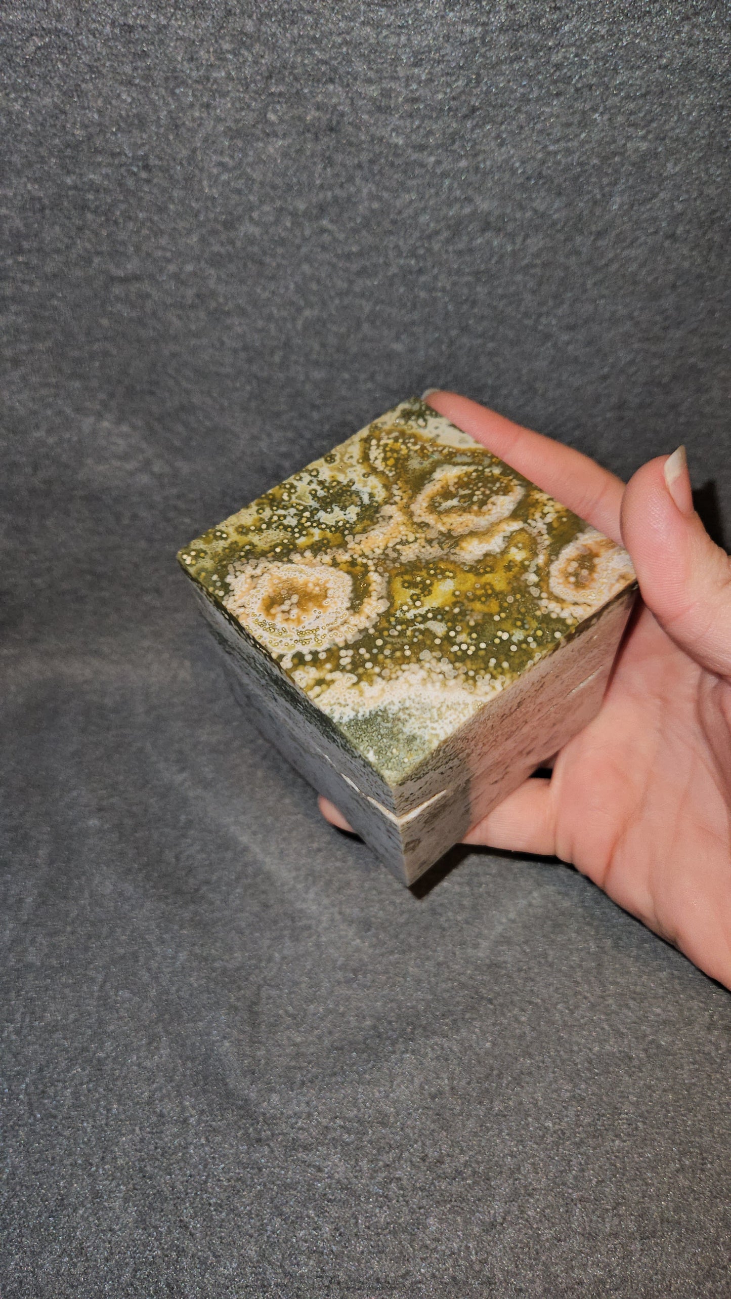 Sea Jasper Cube