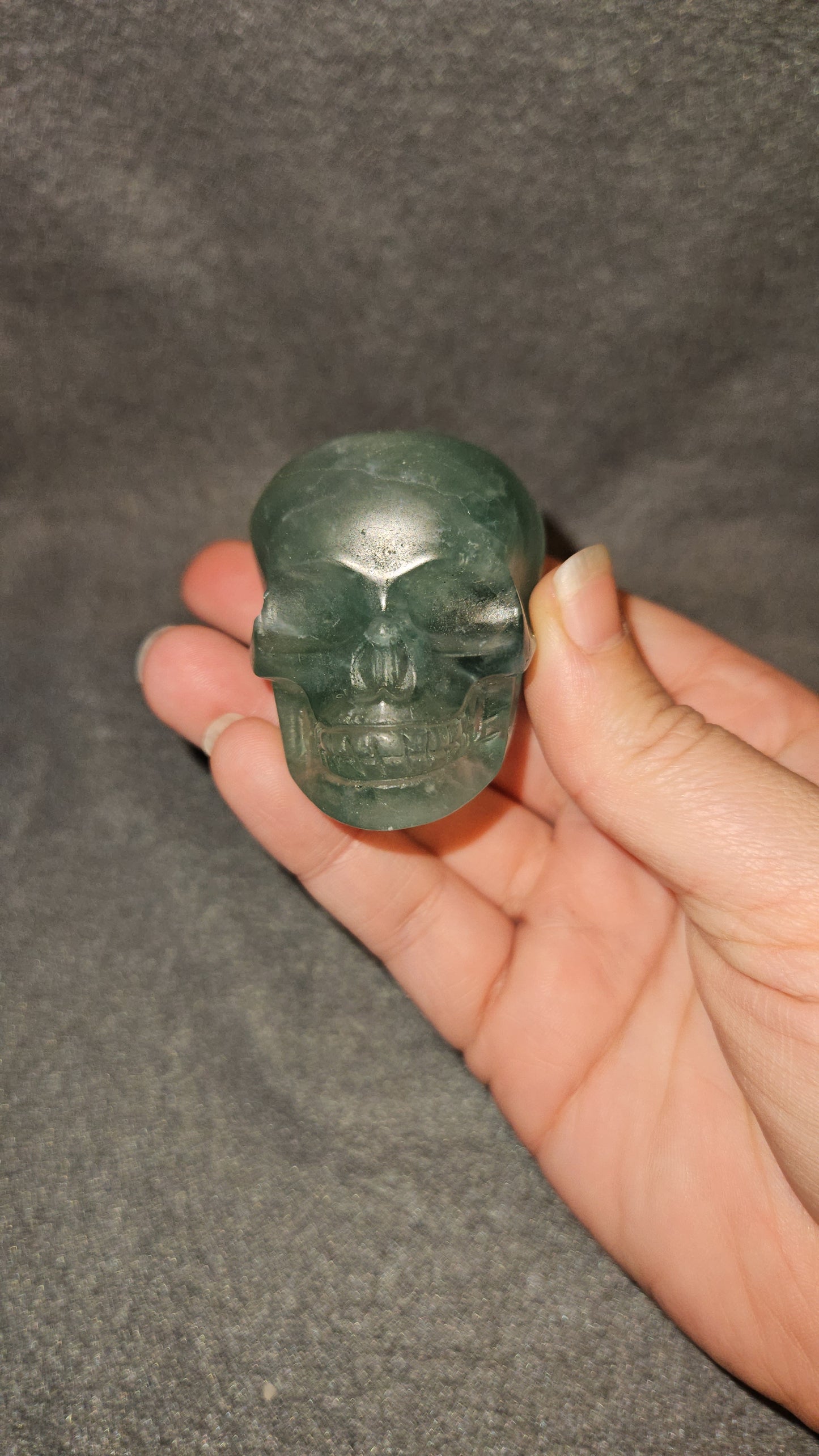 Fluorite Skull