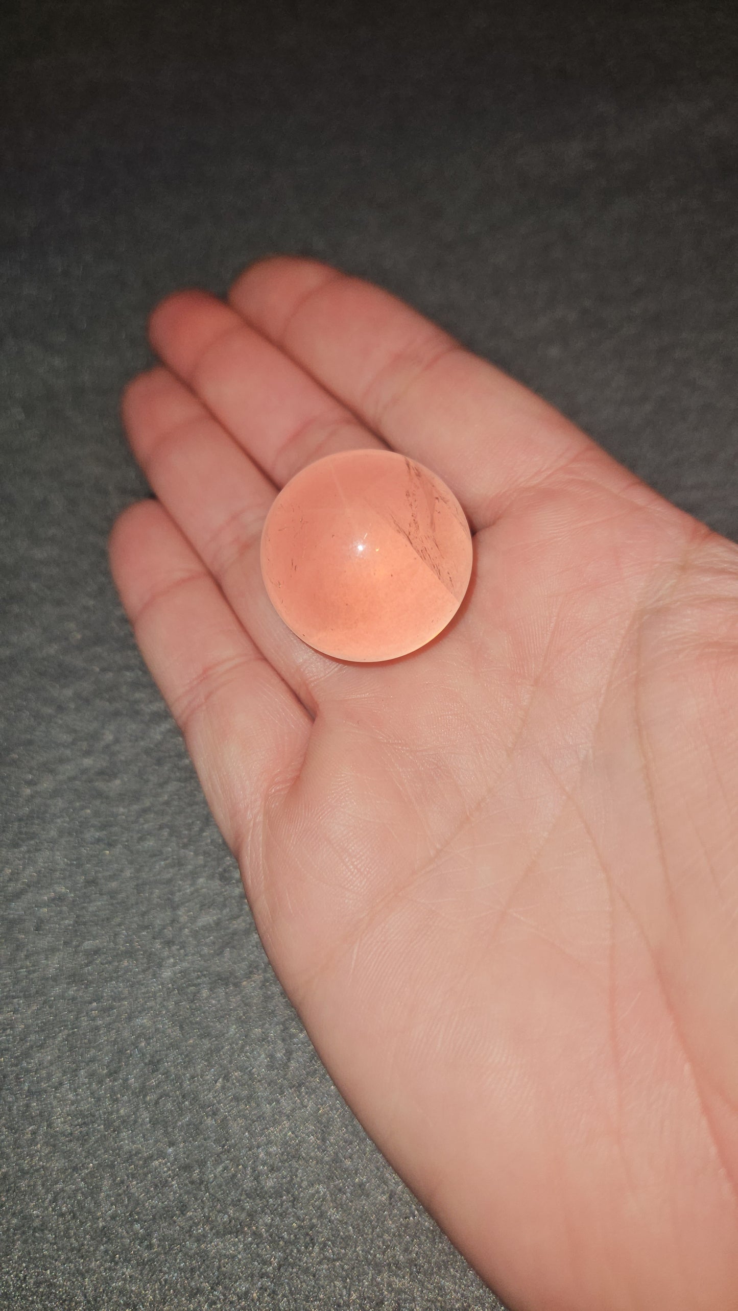 Small Star Rose Quartz Sphere