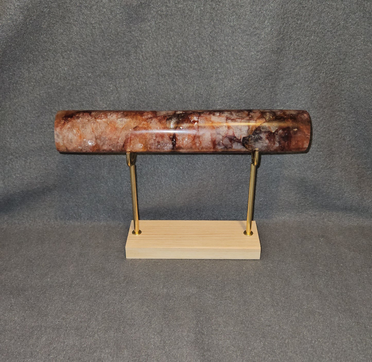 Fire Quartz Wand with Stand