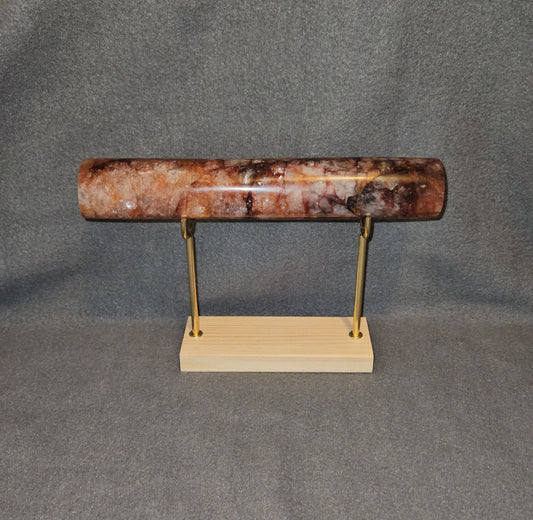 Fire Quartz Wand with Stand