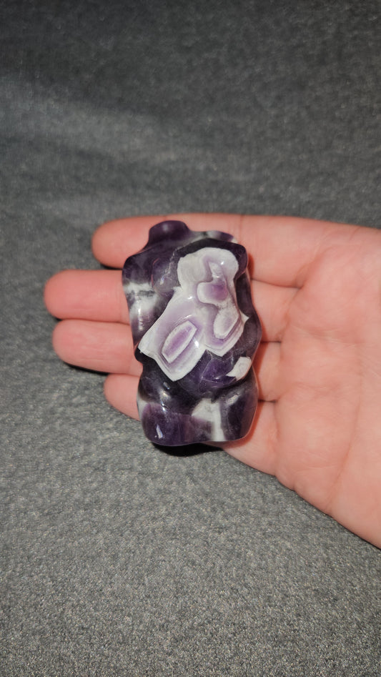 Amethyst Pregnant Goddess Body