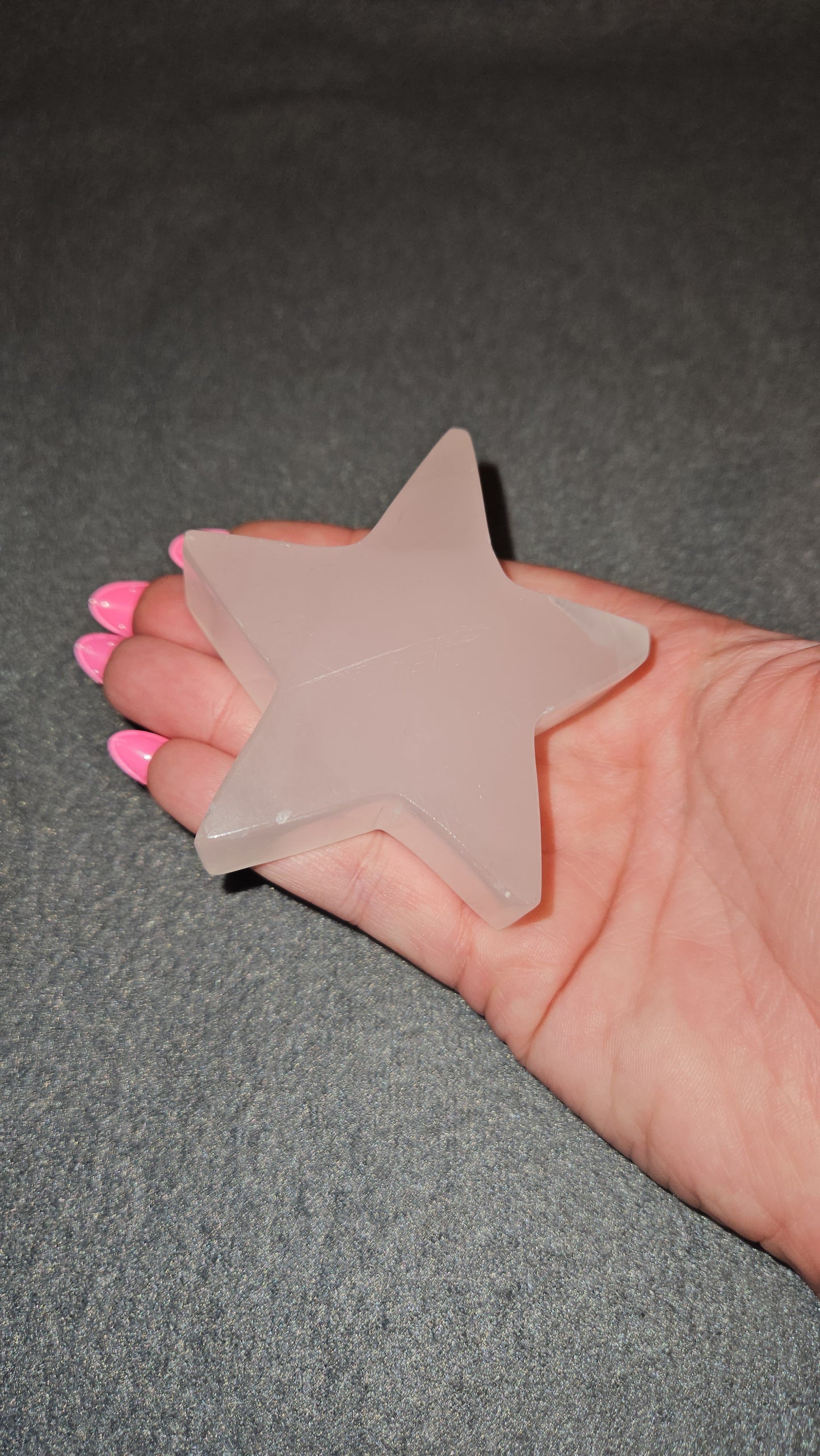 Pink Mangano Calcite Star