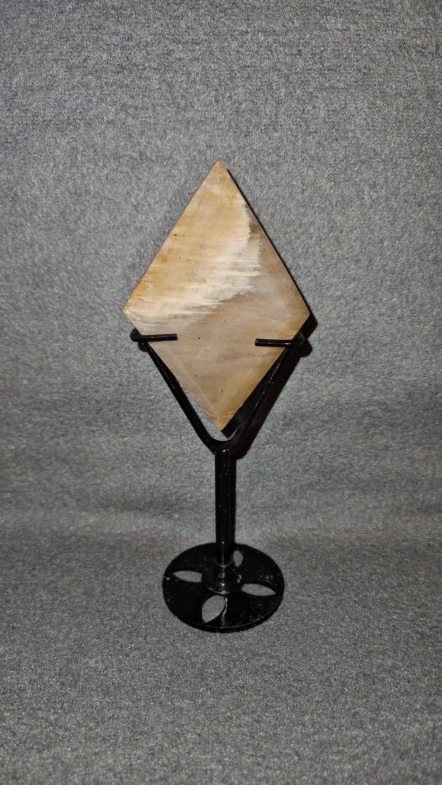 Moonstone Rhombus with Stand