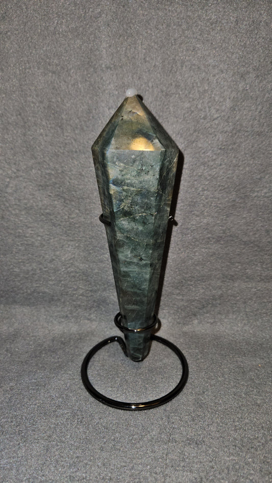 Labradorite Wand with Stand