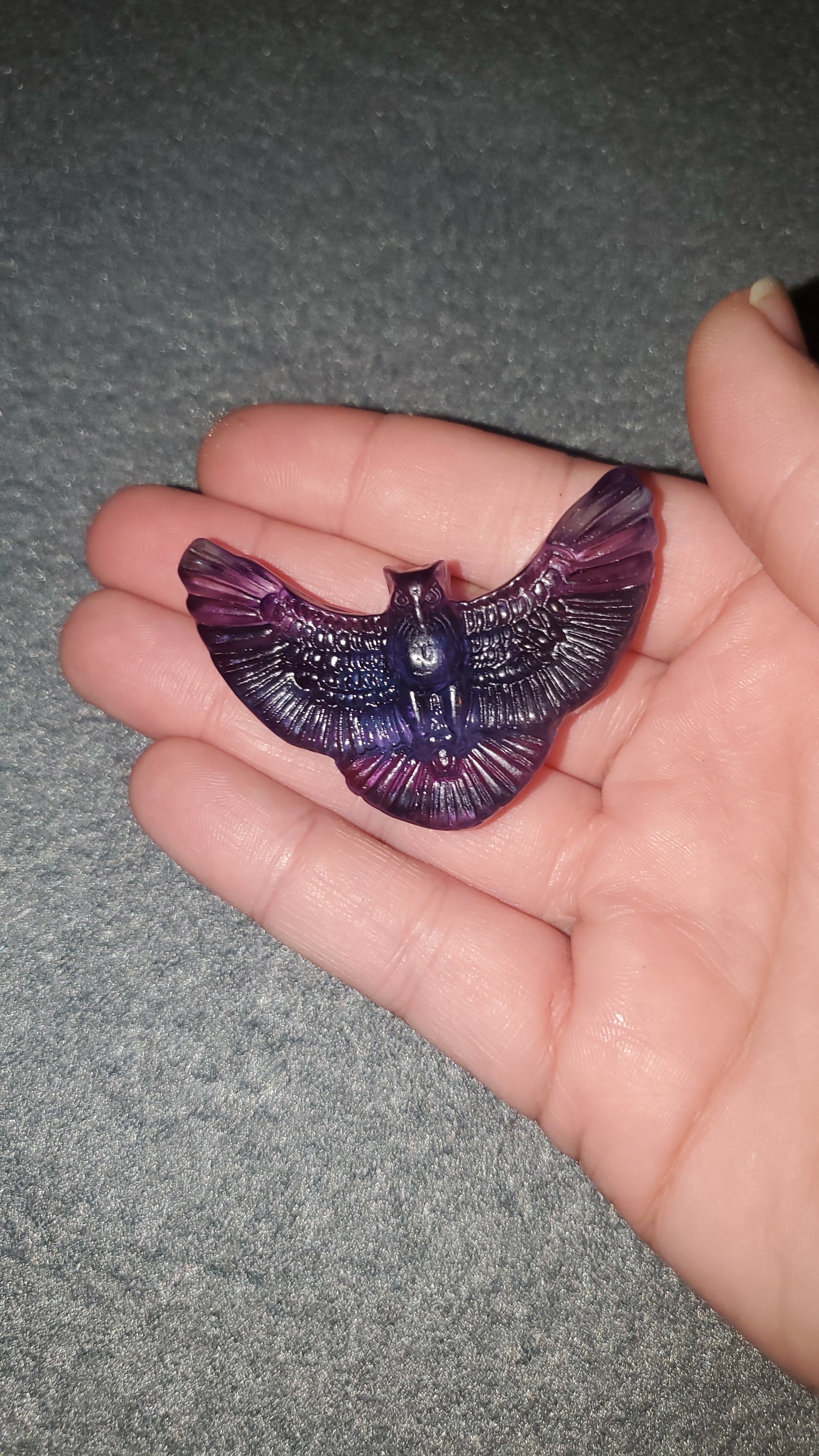 Fluorite Owl