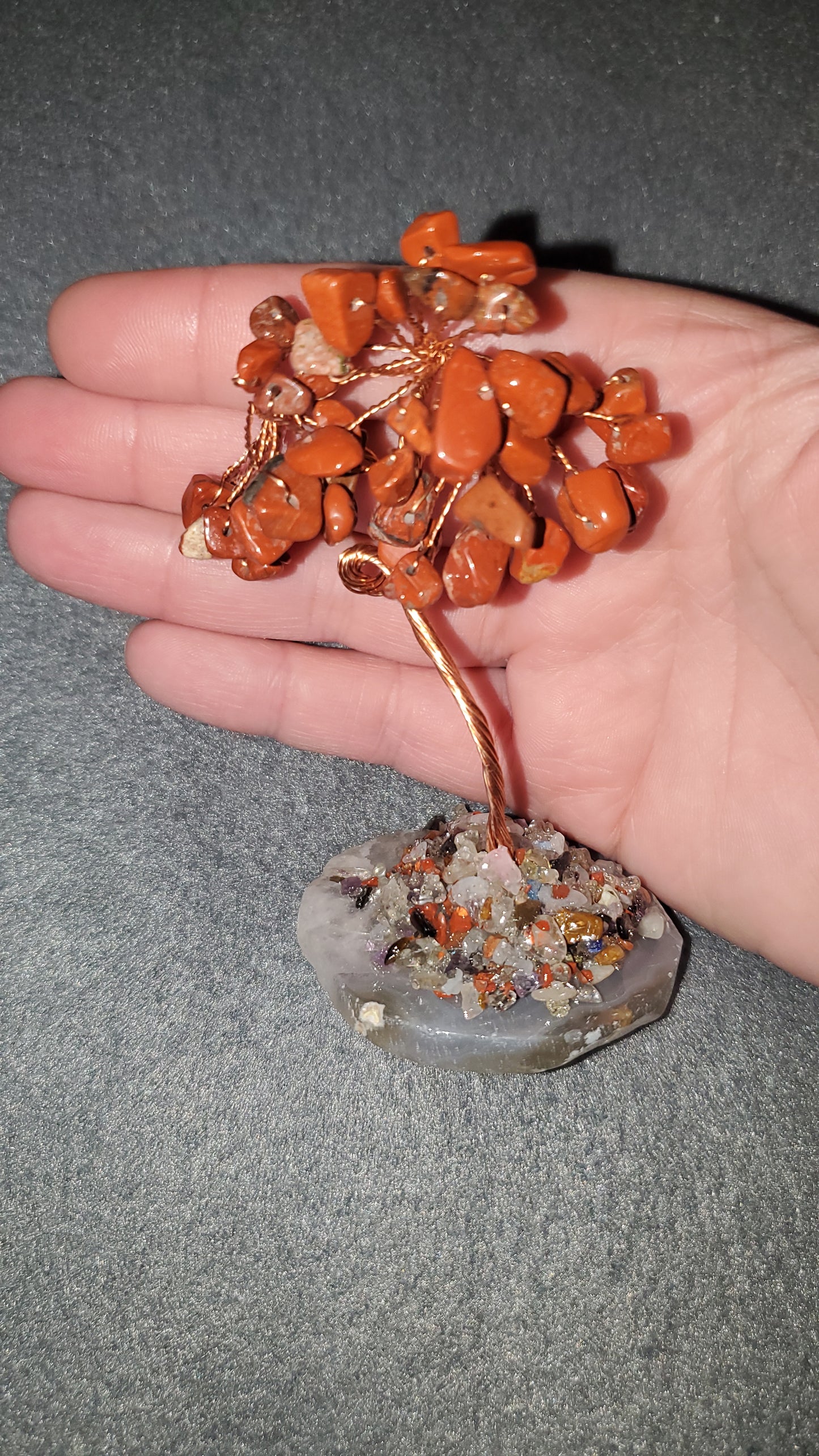 Red Jasper Gravel Tree